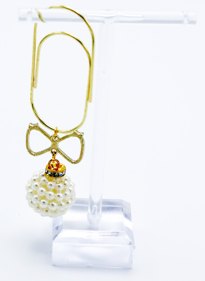 Disco Pearl Large Decorative Paper Clip