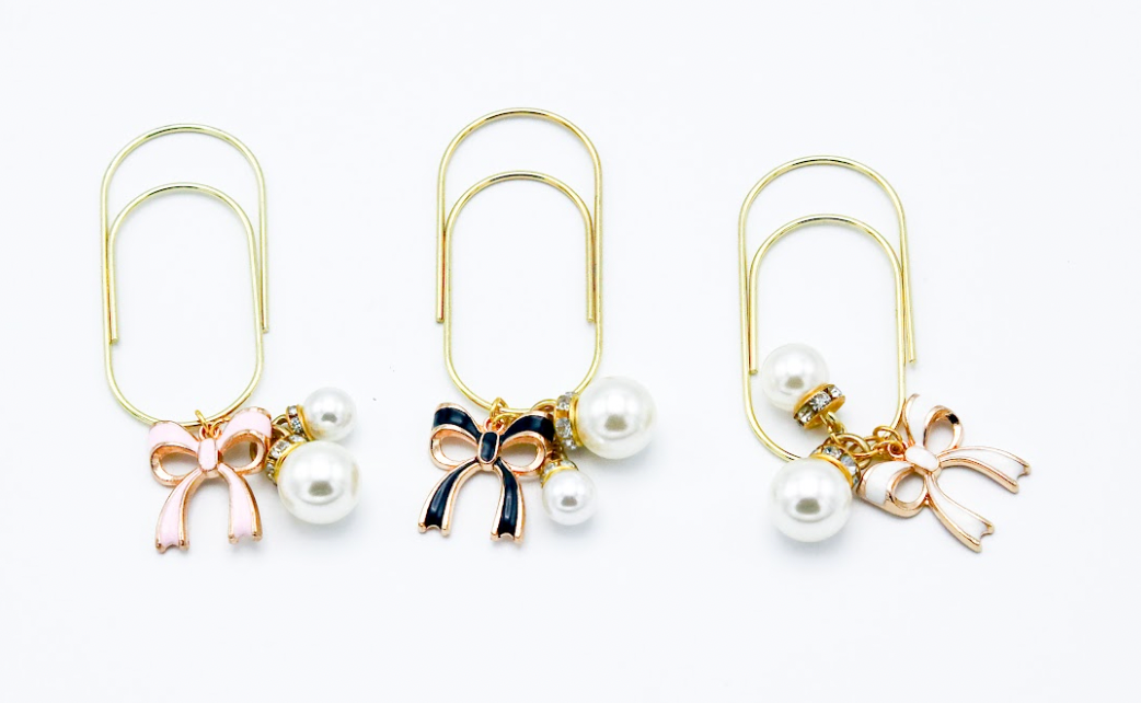 Sweet Bow Decorative Paper Clip