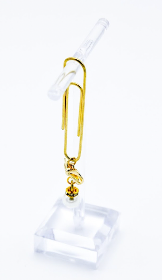 Pearl Bow Decorative Paper Clip