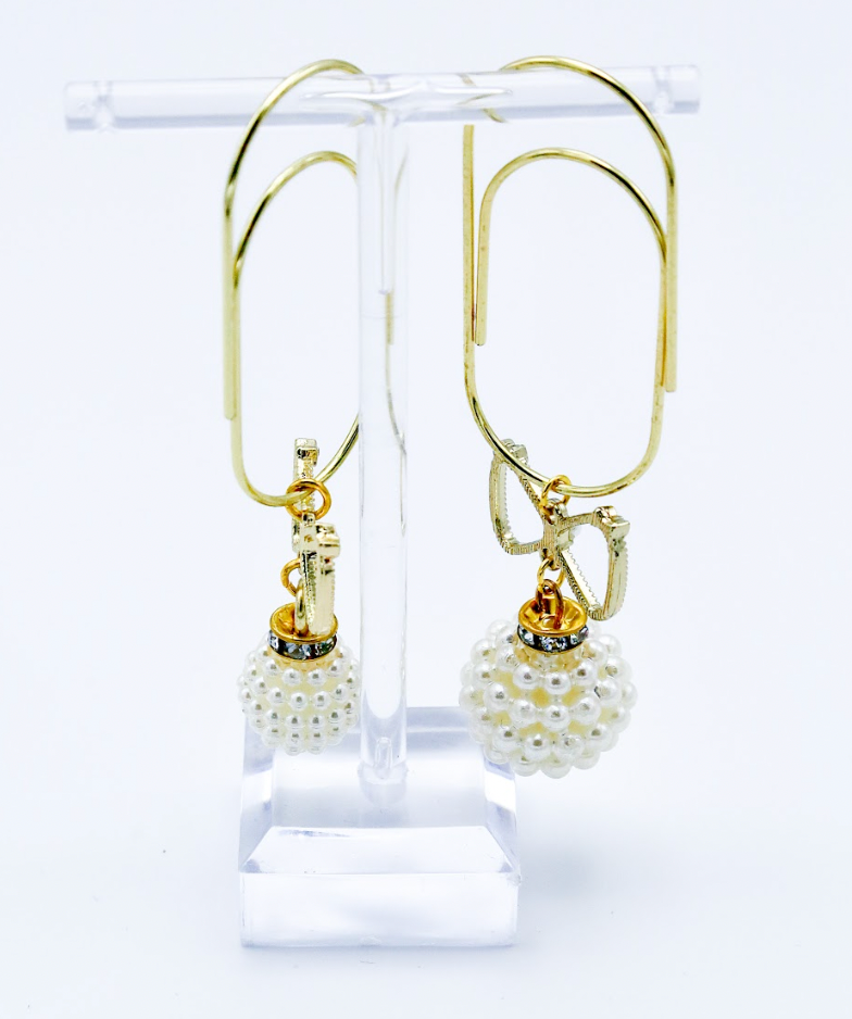 Disco Pearl Large Decorative Paper Clip