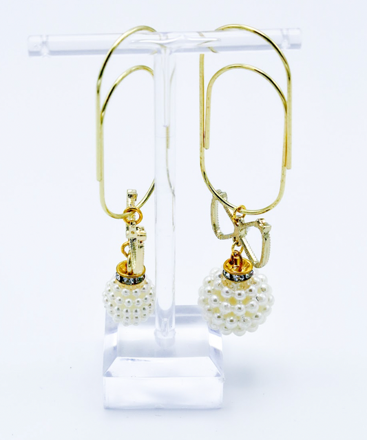 Disco Pearl Large Decorative Paper Clip