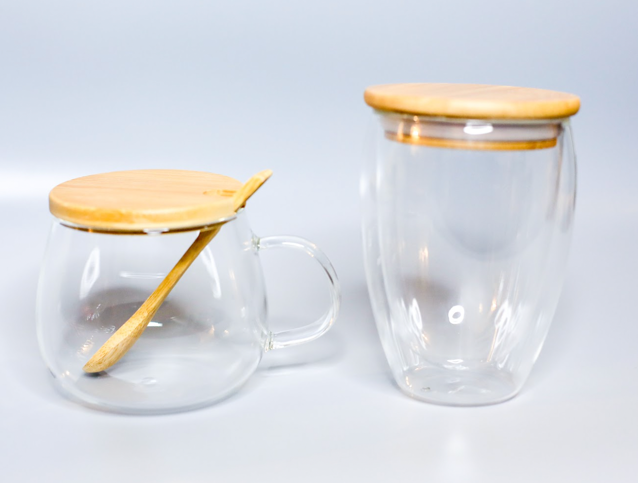 Clarity Mug with  Spoon and lid